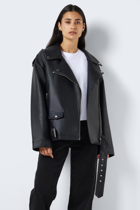 Noisy may nmpaulina oversize biker jacket noo